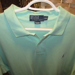 polo by Ralph Lauren 3 button mens shirt XXL (mint green)